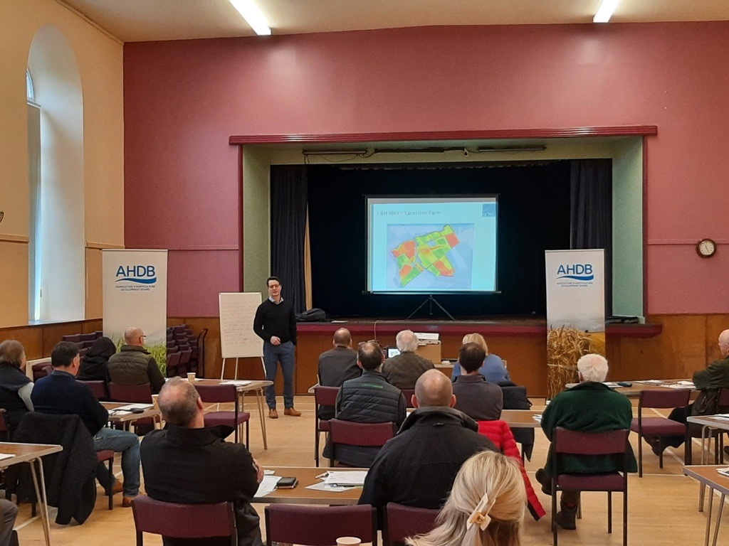 Technical manager, Simon Griffin, recently attended a farmer meeting hosted by @TheAHDB in Scotland Using nutrient maps from a local farm as an example, he spoke about how the data within a nutrient management plan can help determine targeted manure applications for best results