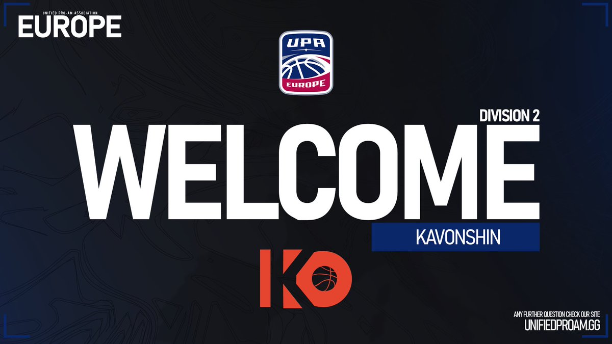 Unified Pro-Am Association (@unifiedproam) on Twitter photo ๐ต ๐๐๐๐๐๐๐๐ ๐ | ๐๐๐๐๐๐๐๐๐
Please welcome @Kavonshin2K to <a href="/UnifiedProAm/">Unified Pro-Am Association</a>โs Division 2:
<a href="/TamirDgani/">Tamir Dgani</a>
<a href="/11TomMadhala11/">t0mest__</a>
<a href="/IEzekielII/">IEzekiell</a>
@kplug_
<a href="/AlexMike97/">Alessio Micalizzi</a>
Welcome! ๐ฎ๐ฑ
#UPAEurope #Division2 ๐ต ๐๐๐๐๐๐๐๐ ๐ | ๐๐๐๐๐๐๐๐๐
Please welcome @Kavonshin2K to <a href="/UnifiedProAm/">Unified Pro-Am Association</a>โs Division 2:
<a href="/TamirDgani/">Tamir Dgani</a>
<a href="/11TomMadhala11/">t0mest__</a>
<a href="/IEzekielII/">IEzekiell</a>
@kplug_
<a href="/AlexMike97/">Alessio Micalizzi</a>
Welcome! ๐ฎ๐ฑ
#UPAEurope #Division2