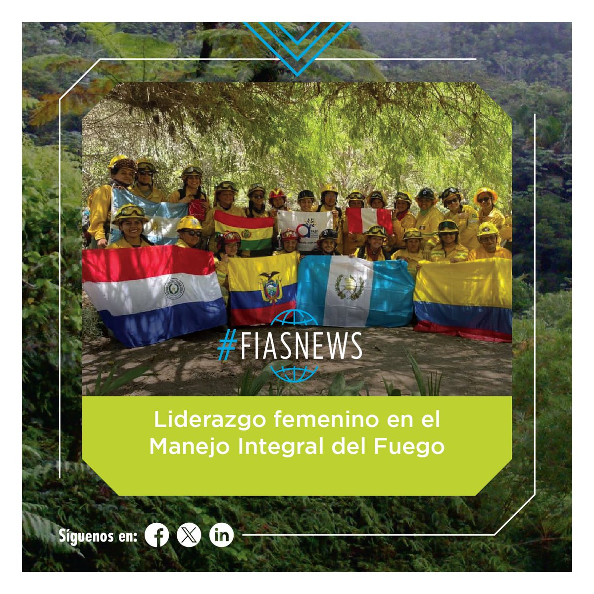 EcuadorFias's tweet photo. #FIASNews | 25 mujeres líderes de Argentina, Bolivia, Brasil, Colombia, Guatemala, México, Paraguay, Perú y Ecuador, participaron en el curso de capacitación para mujeres en el manejo integral del fuego.

Conoce más sobre la participación de @PASFecuador 👉🏼https://t.co/i0KUTws03M https://t.co/GQL0MlsSlw