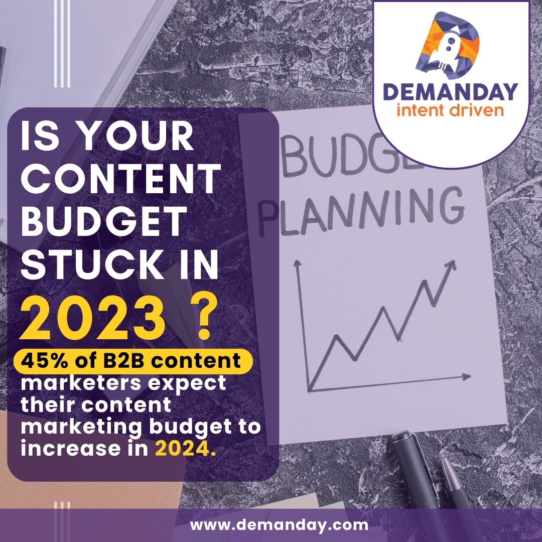 The content marketing landscape is shifting, and the future is bright! ✨ 45% of B2B marketers are doubling down on content in 2024. Is your brand ready to shine?

 #contenttrends #brandbuilding #demandaygroup #contentsyndication