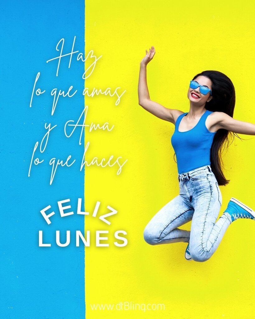 dtBling's tweet photo. Empieza cada semana con una sonrisa, haz lo que amas y ama lo que haces! Que tengas muy #FelizLunes y una maravillosa semana! ♥ https://t.co/CoxqW80XMe