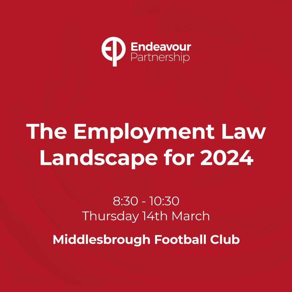 What is on the HR horizon? Join our experts as we update you on recent and impending changes to the employment law landscape in 2024.

Register for your free place below. 
 
eventbrite.co.uk/e/the-employme…