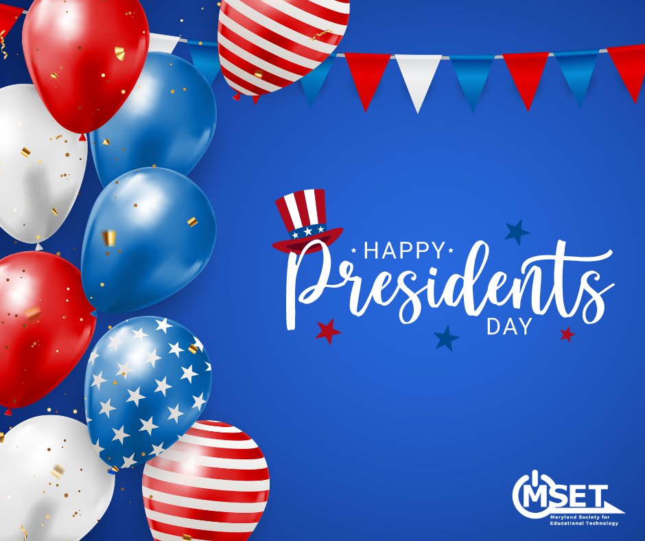 Happy President's Day from @MSETonline! 🇺🇸 Enjoy the well-deserved day off and take a moment to reflect on the leaders who have shaped our nation's history. Let's celebrate the legacy of leadership and progress. #PresidentsDay #Leadership #History