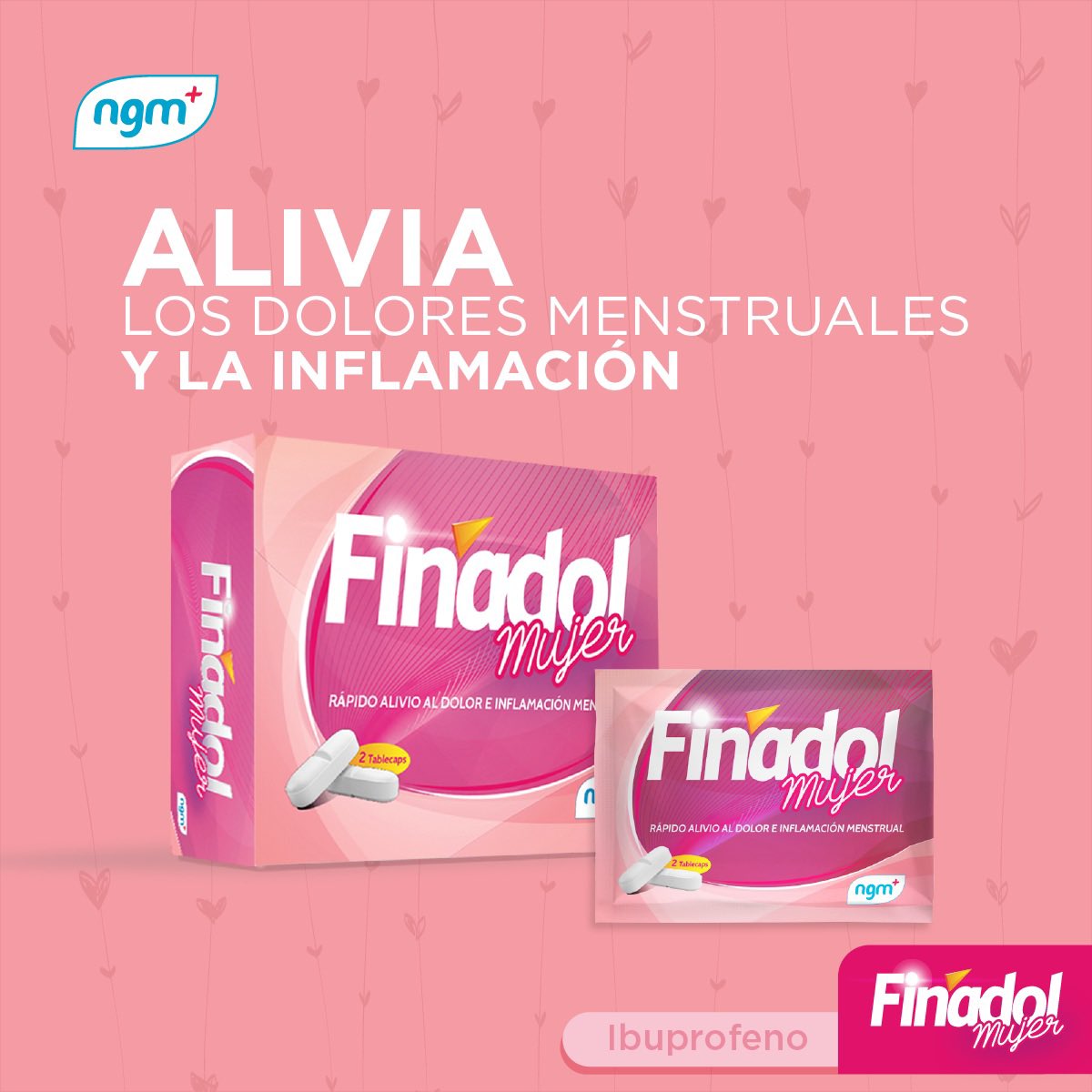 Ngm_sv's tweet photo. Alivia tus dolores menstruales y la inflamación con #FinadolMujer El alivio para nosotras. Consulta a tu médico. Lee las indicaciones en el empaque. https://t.co/d3lcMDdmAz