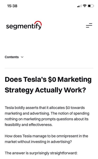 Segmentify tweet media