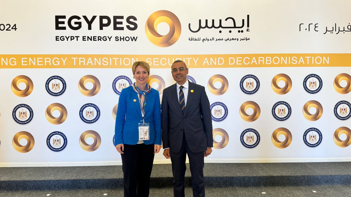Osama_Mobarez_'s tweet photo. Always delighted to meet with my dear friend @ASdoukou - Deputy Minister of Environment &amp; Energy.

Thank you Alexandra for all the enthusiasm, encouragement and support you bring to the Forum, your efforts are truly appreciated. https://t.co/aAD7YouJaR
