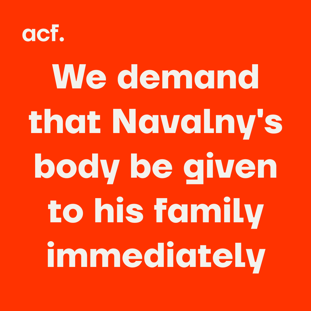 ACF_int's tweet photo. ⚡️⚡️⚡️The investigators told the lawyers and Alexei's mother that they would not give them the body. The body will be under some sort of "chemical examination" for another 14 days. https://t.co/80DpfpsgIW