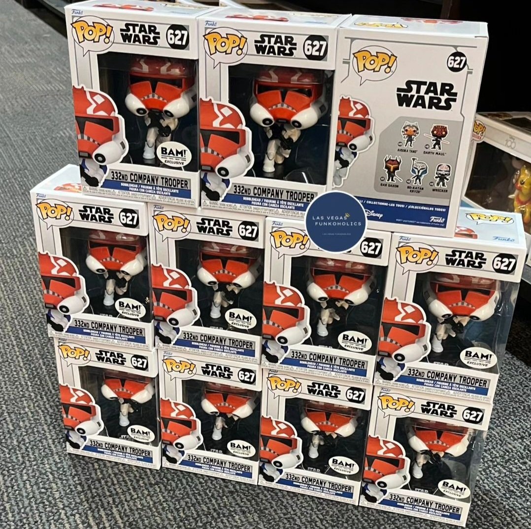 LVFunkoholics's tweet photo. Side by Side Comparison of @booksamillion Exclusive 332nd Company Trooper and ๐ฏ Exclusive Funko Pop Ahsoka 332nd Company Trooper.
Thanks ๐ท @theeunclejerry
#funko #Pops #ahsoka #ahsokaseries #targetrun #mytargetstyle #starwars #funkopops https://t.co/OEcuKEOEE9
