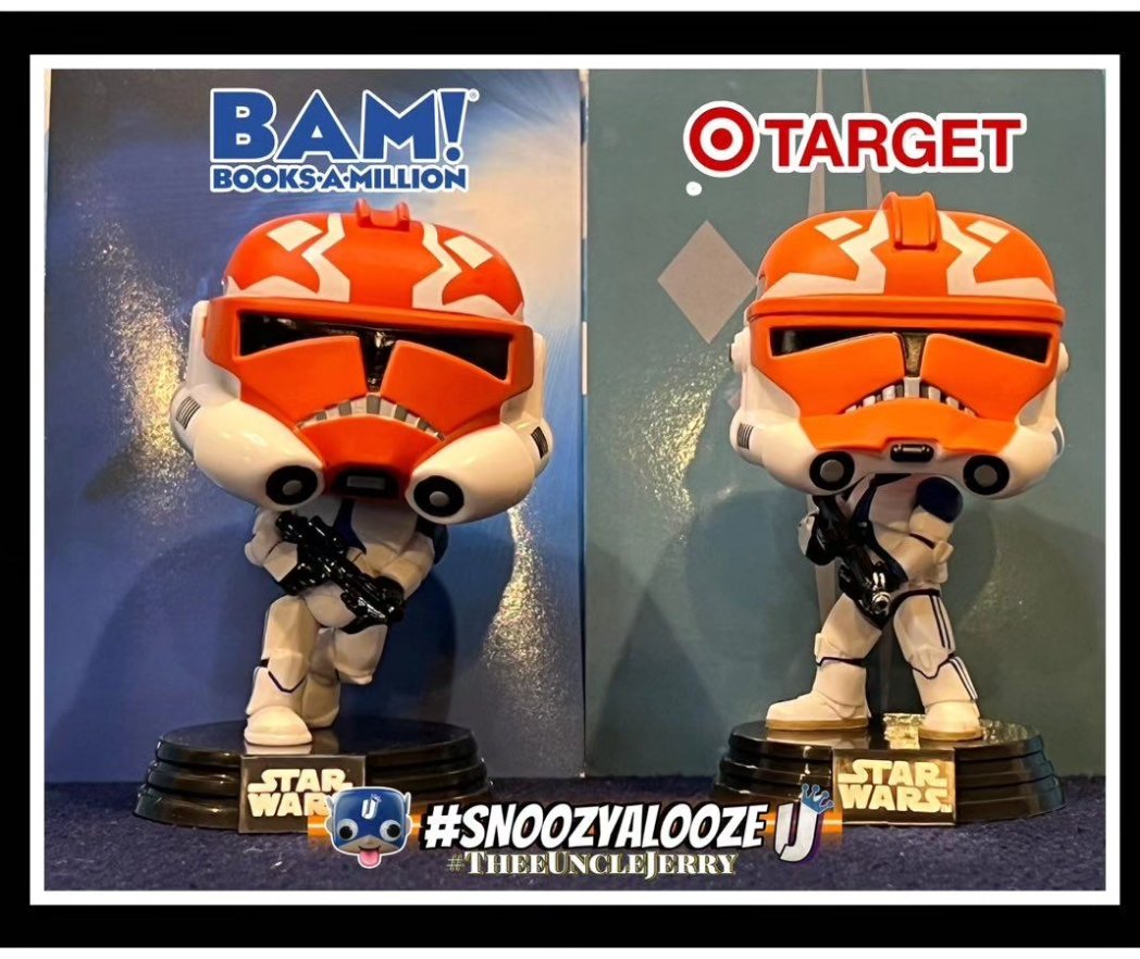 LVFunkoholics's tweet photo. Side by Side Comparison of @booksamillion Exclusive 332nd Company Trooper and ๐ฏ Exclusive Funko Pop Ahsoka 332nd Company Trooper.
Thanks ๐ท @theeunclejerry
#funko #Pops #ahsoka #ahsokaseries #targetrun #mytargetstyle #starwars #funkopops https://t.co/OEcuKEOEE9