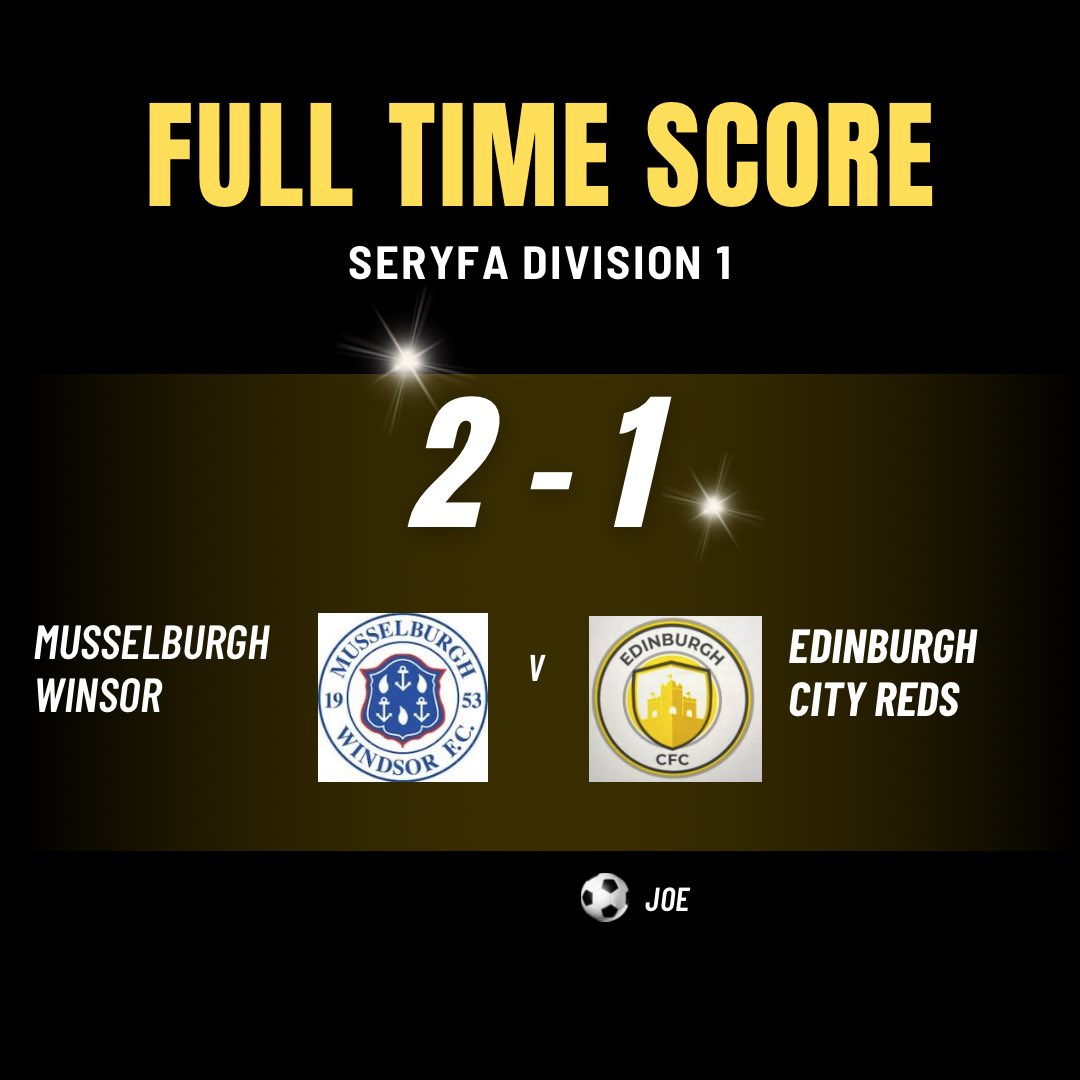 Disappointment in Musselburgh yesterday where a late winner ensured the 3 points stayed with the home team. Congratulations to Musselburgh on the victory.

Next up is KSQ in the league on Sunday. ⚽️⚽️