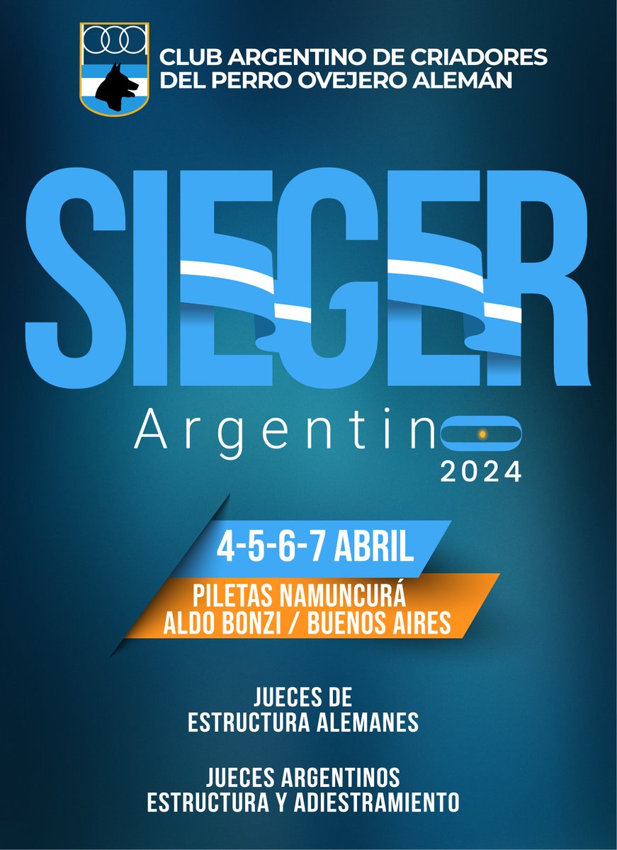 MundoMascota4's tweet photo. 🗓En Marzo cierran las inscripciones para el Sieger Argentino 2024. Conocé más sobre este evento y sumate para disfrutar 4 días de competencia y compañerismo.

Revista Mundo Mascota
https://t.co/0uyWm0sJ0v https://t.co/iFwNXeuClm