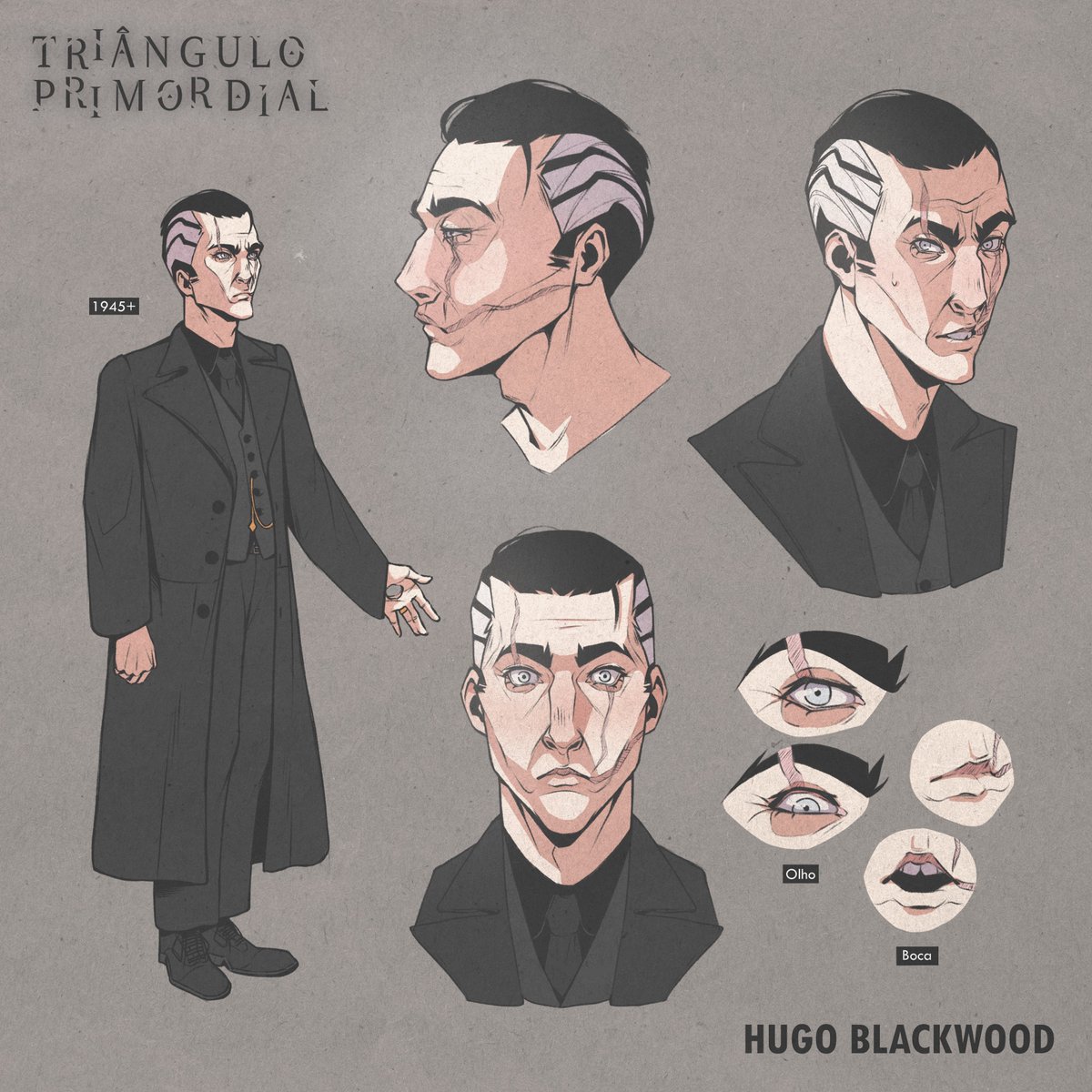 Hugo Blackwood Character Sheet 01
<a href="/Trianguloprimor/">Olhos Ocultos 👁️ #RPGOOs</a> 

#characterdesign  #charactersheet #digitalart  #drawing  #OrdemParanormal  #rpg