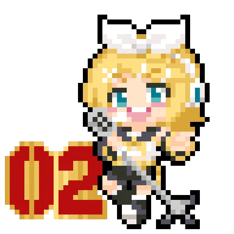 #あなたが描く女子がみたい #ドット絵 ウマ娘以外だって描いているんでございましてよ 