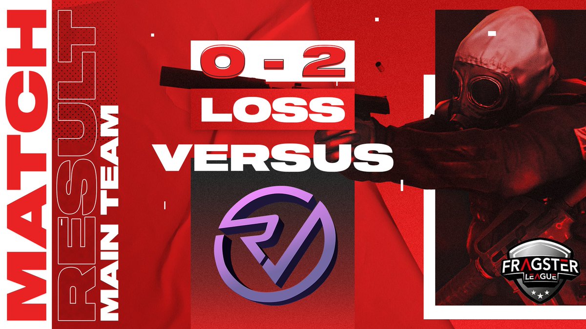 #result

Unser erstes Game in der <a href="/FragsterD/">Fragster</a> League verlieren wir 0:2 gegen ein starkes <a href="/RVMultigaming/">Reveal Multigaming</a> Academy!

🗺️Overpass 3:13
🗺️Ancient 5:15

Jetzt heißt es Kopf hoch und weitermachen!

GGWP Jungs!