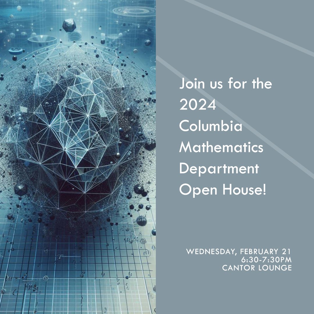Columbia Undergraduate Research in Mathematics tweet media