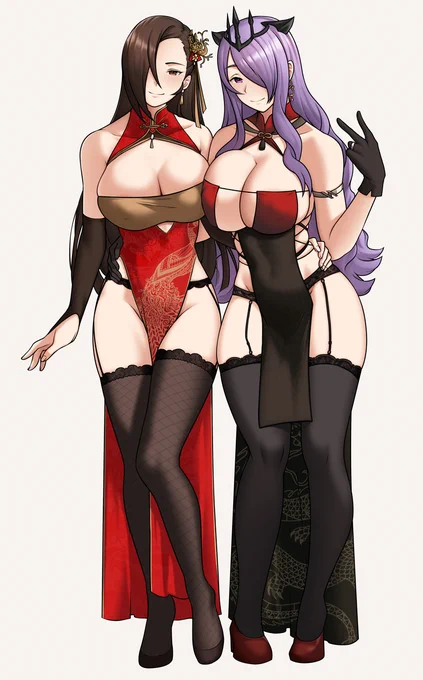Golden Dragon Camilla &amp; Phoenix Spring KageroCommissioned by   &amp;  