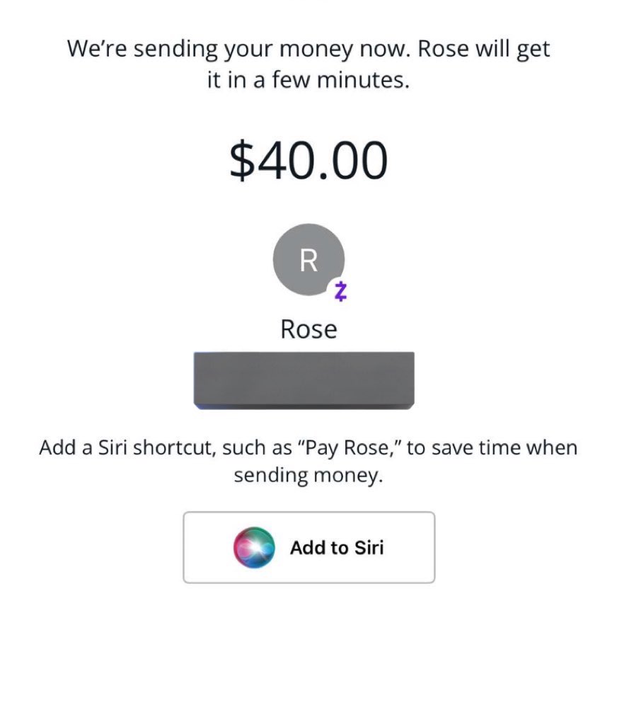 When he sends you money so often, Siri suggests he adds a short cut to pay you 🤑