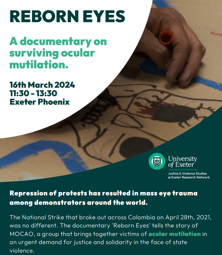 Omega_RF's tweet photo. 📢New event! 
⁉️What: Documentary launch &amp; conversation, featuring a screening of 'Reborn Eyes: A documentary on surviving ocular mutilation'
🗺️Where: Exeter Phoenix, UK
🗓️When: 16 March, 11.30-14.30
➡️How: learn more &amp; register to book your free ticket!
https://t.co/zAQWXMBtfq https://t.co/zeqjukTlAY