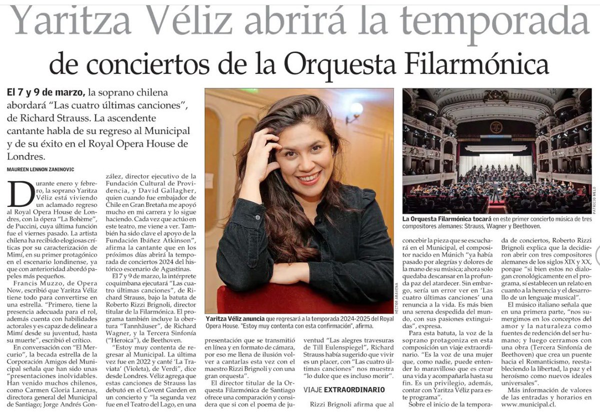 Yaritza Véliz Soprano tweet media