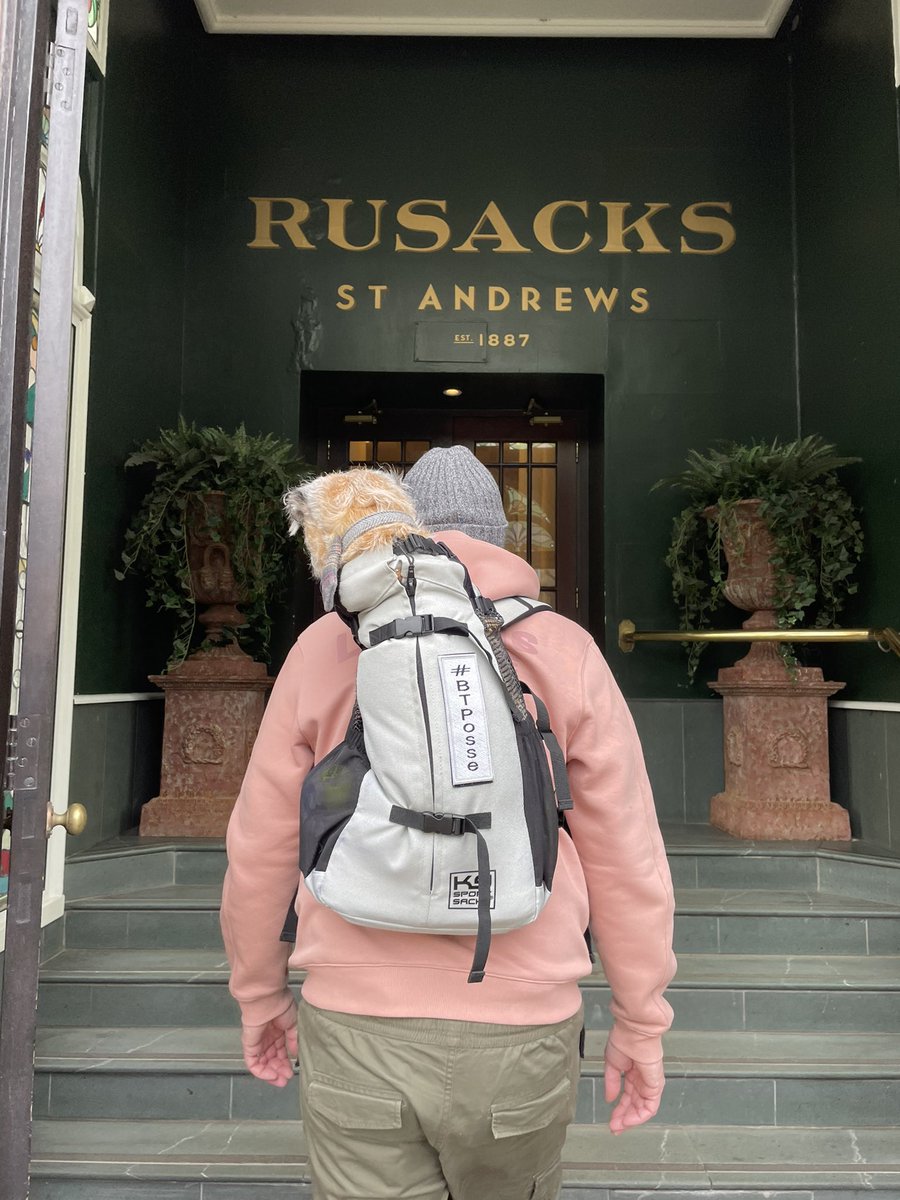 no1border's tweet image. Was out representing the #btposse in St Andrews this weekend. Hitting the Rusacks in ma rucksack
