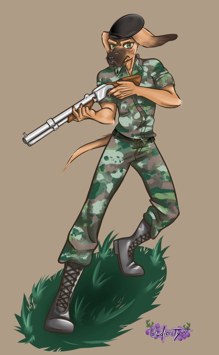 Edioretysa's tweet photo. 🥇Drawing made by me!
🥇Commissions/YCHS: open!
🔫Commission delivered to Dew Tropollis THANK YOU SO MUCH my love! A good soldier only needs two things: a good weapon and a good reason.
#furry #soldado #soldier #Bloodhound #dog #art #artdigital #furryfandom #shotgun #furryartwork https://t.co/P6BtHOzP1t