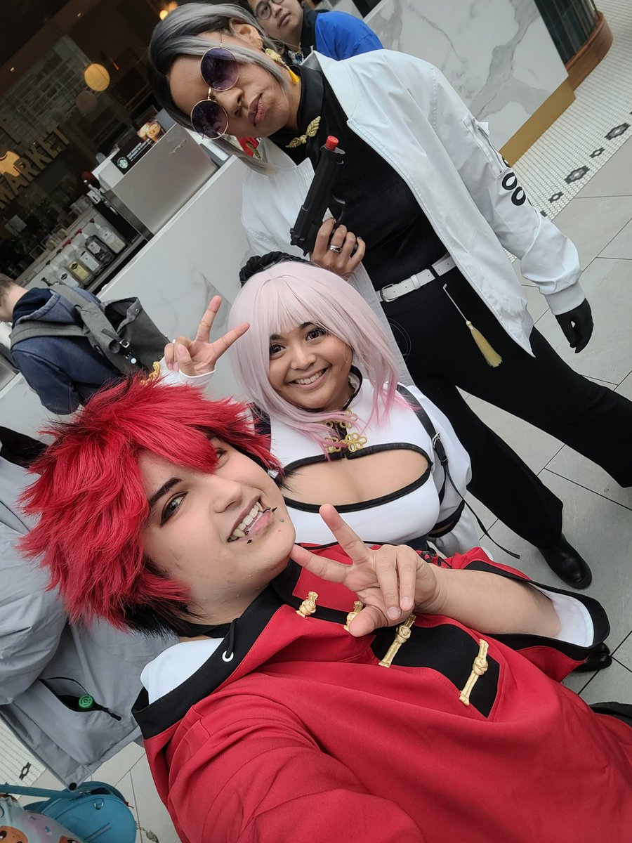 RaveltCos's tweet photo. #Katsucon turned out to be the year of #Gokurakugai it was so much fun meeting and getting pics with this Tao and Nei! They look so incredible ✨️

Nei @Thecinnabuncos 
Tao @mahoufille

#Katsucon2024 #gokurakugaicosplay #almacosplay https://t.co/uvMirXD9Zk