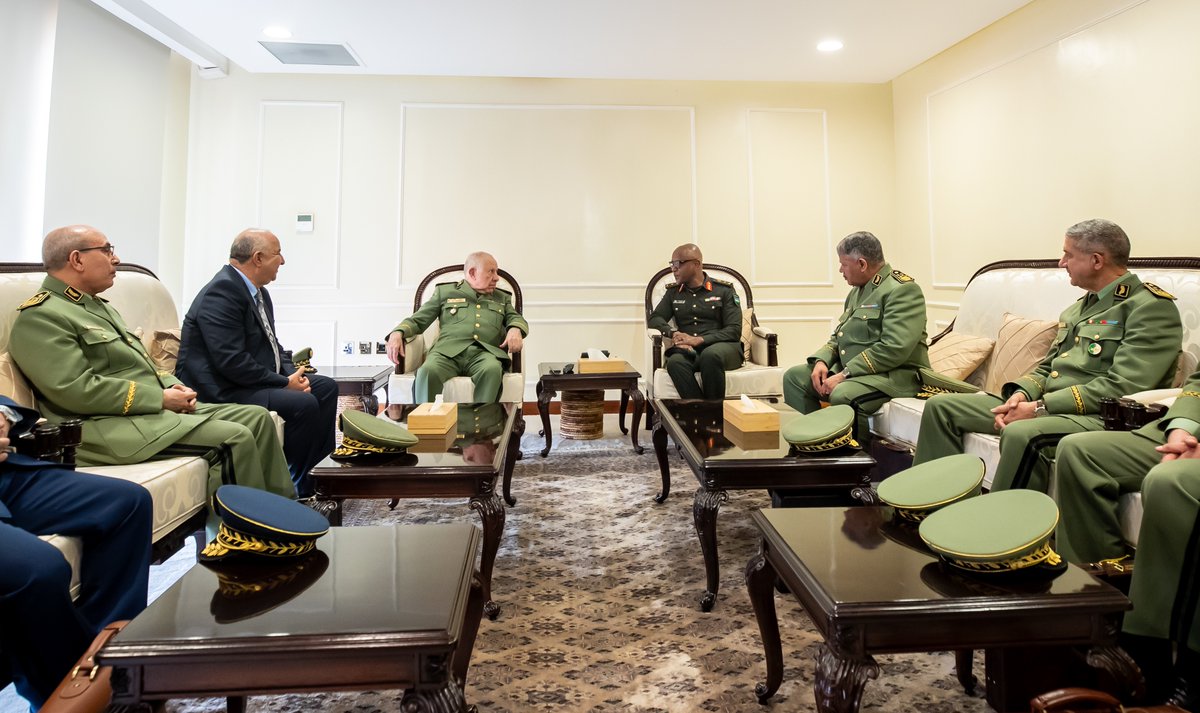 RwandaMoD's tweet photo. The Chief of Staff of the People's National Army of Algeria, Army General Saïd Chanegriha has arrived in Rwanda for an official visit https://t.co/tr9zKEadKW