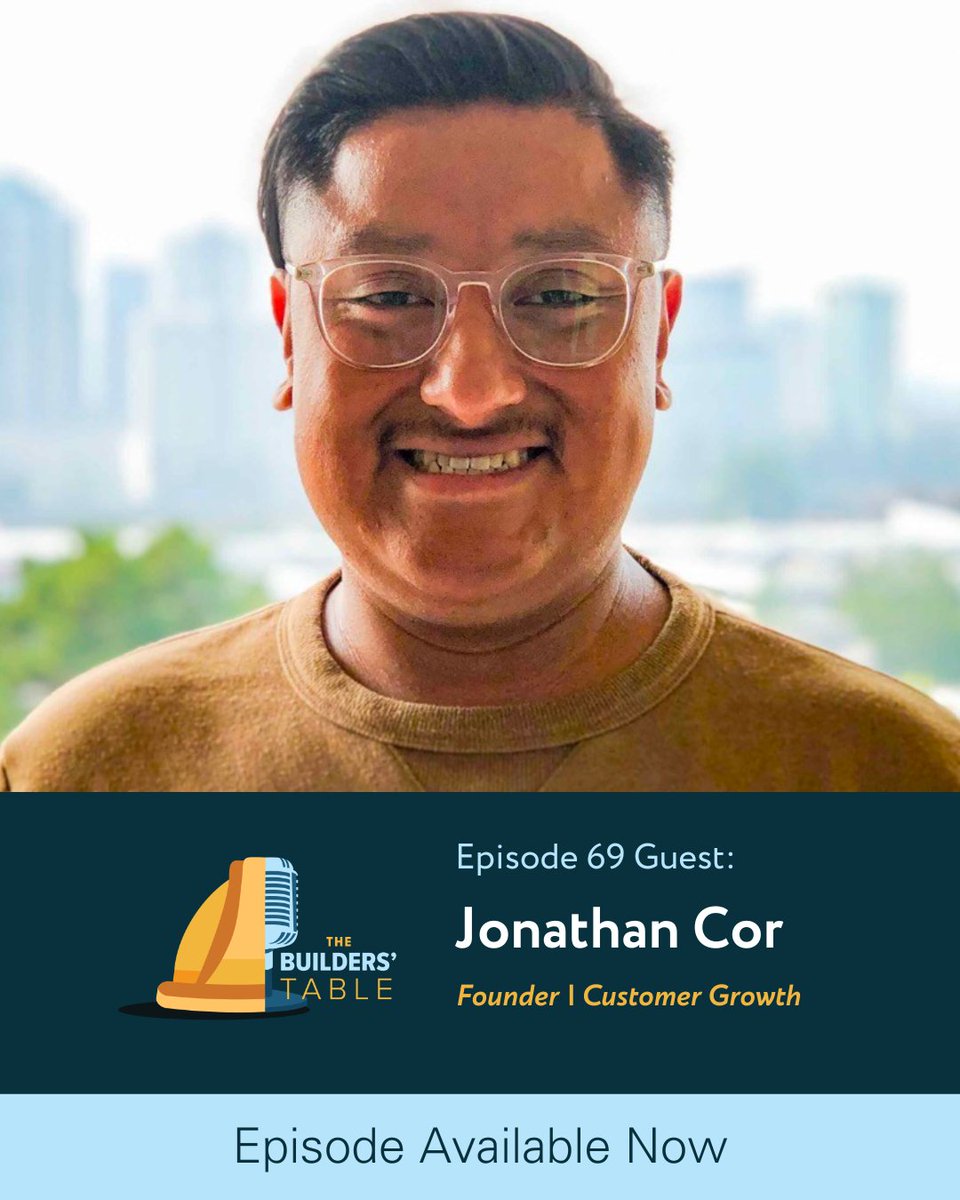 Today's episode of The Builders' Table featuring Jonathan Cor of Customer Growth is now available! Cor and his company help commercial contractors build their brand online through social media content. Listen in at the link below! nccer.org/newsroom/the-b…