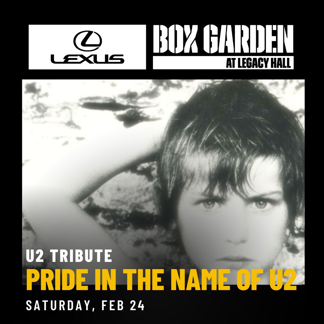 THIS WEEK in the Lexus Box Garden ||

✨2/20: Taylor Swift Trivia 
🤠2/23: Disco Cowgirl 
🎙️2/24: Pride in the Name of U2 

Don't forget General Admission is FREE but be sure to reserve your ticket! Tables are available for purchase on our website!