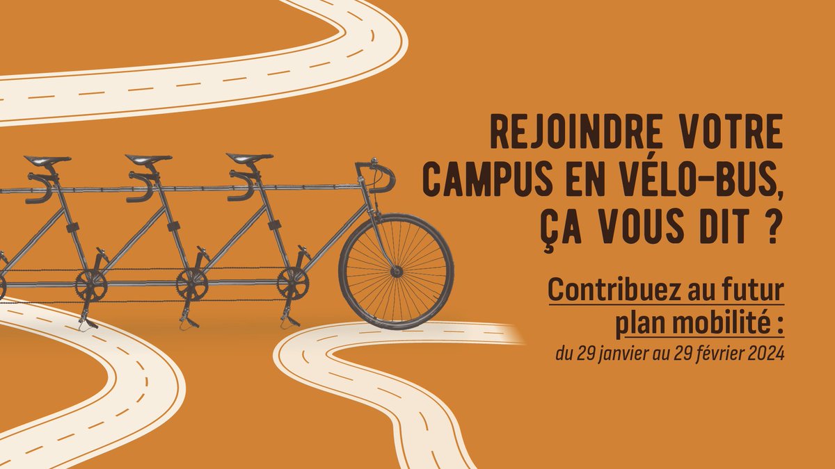 🚲 🛺 Participez au plan de mobilité de l'@Univ_Toulouse Étudiant·es, doctorant·es, personnels administratifs, techniques, d’enseignement & de recherche : vos réponses sont essentielles pour élaborer un plan qui réponde à vos besoins. 🙌 ➡️ univ-toulouse.fr/des-campus-att…