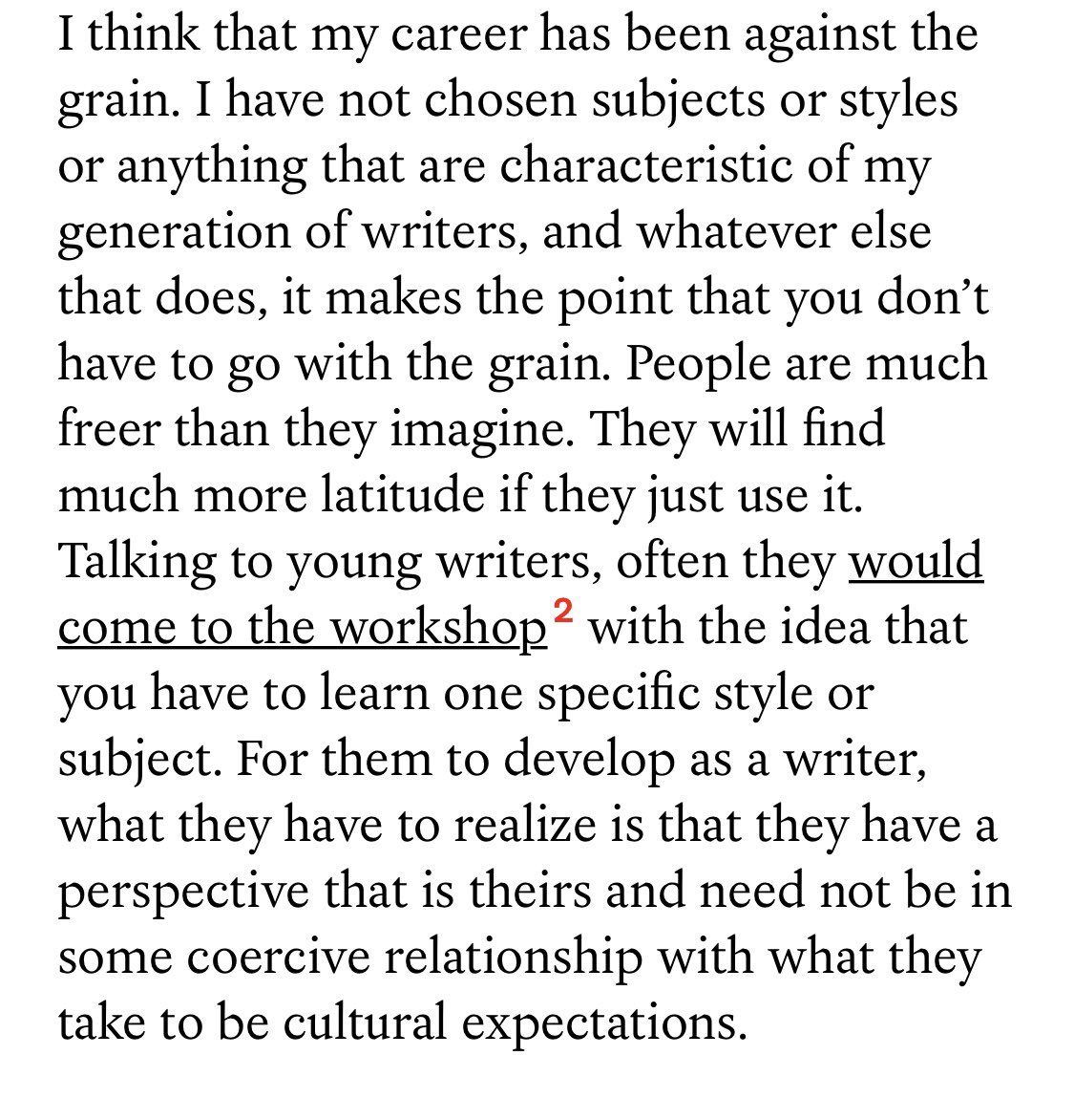 Love this quote from Marilynne Robinson from the recent @nytimes interview: