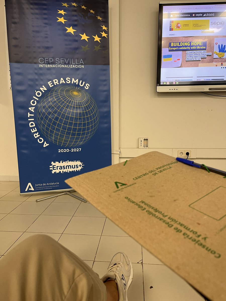 AmparoLoPi's tweet photo. A por la última jornada 🇪🇺 #erasmus #cepsevilla @CEPdeSevilla https://t.co/brI571cSp4