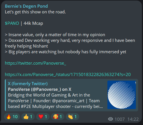 Bernie | Onchain Truths. tweet media