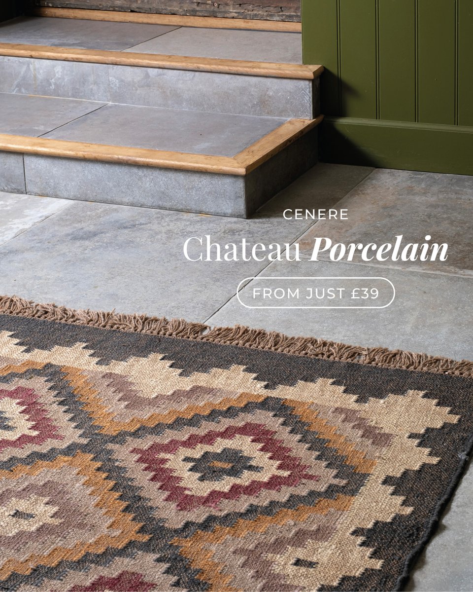 From its soft ash colouration, to its hints of blue and greige, to its pillowed edge finish – this flagstone porcelain has perfect soothing undertones for any project. Chateau Cenere Porcelain priced from £39sqm+VAT. Prices are subject to change. beswickstone.co.uk/chateau-cenere…