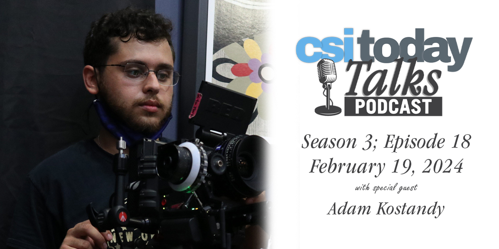 csinews's tweet photo. CSI Today Talks returns with Adam Kostandy, a senior Computer Science major at CSI talking about his major, his recent showcase in CSI's Game Jam event, and his plans beyond college. Listen now: https://t.co/HF81mDoAeX
#WeAreCSI #CSITodayTalks #CUNY https://t.co/edxDDAIRiU