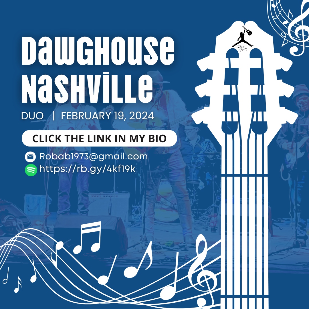 Dawghouse Nashville presents DUO on February 19, 2024! 🎤 Save the date for a night filled with incredible tunes and memorable moments. Don't miss the magic! #HeartfeltRhythm #MelodicAdventure