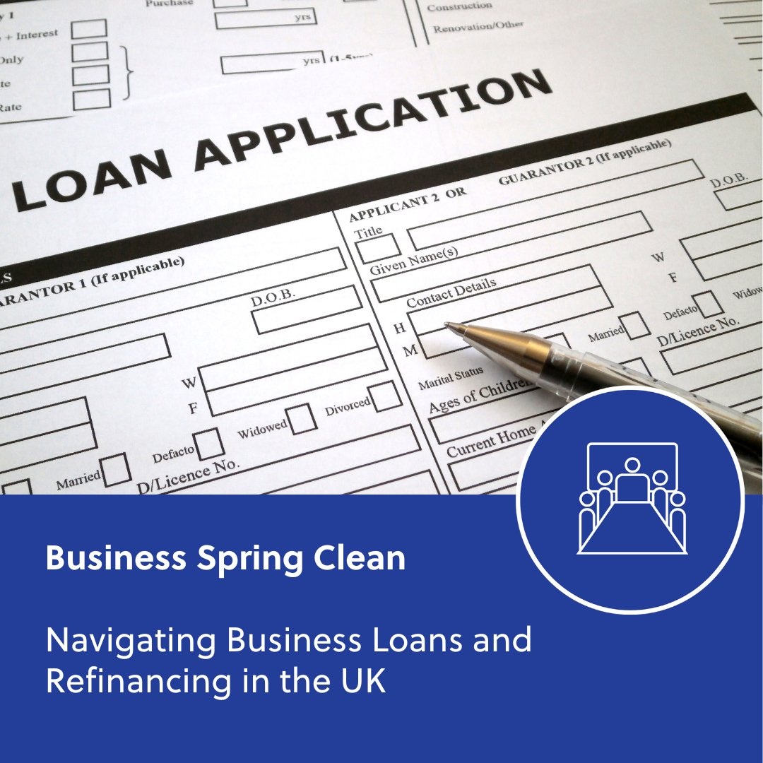 Partner, Craig Darling, has authored the concluding blog post of our Business Spring Clean series, covering the topic of Navigating Business Loans and Refinancing in the UK. Click here to check it out: ow.ly/xZWr50QF0Pw