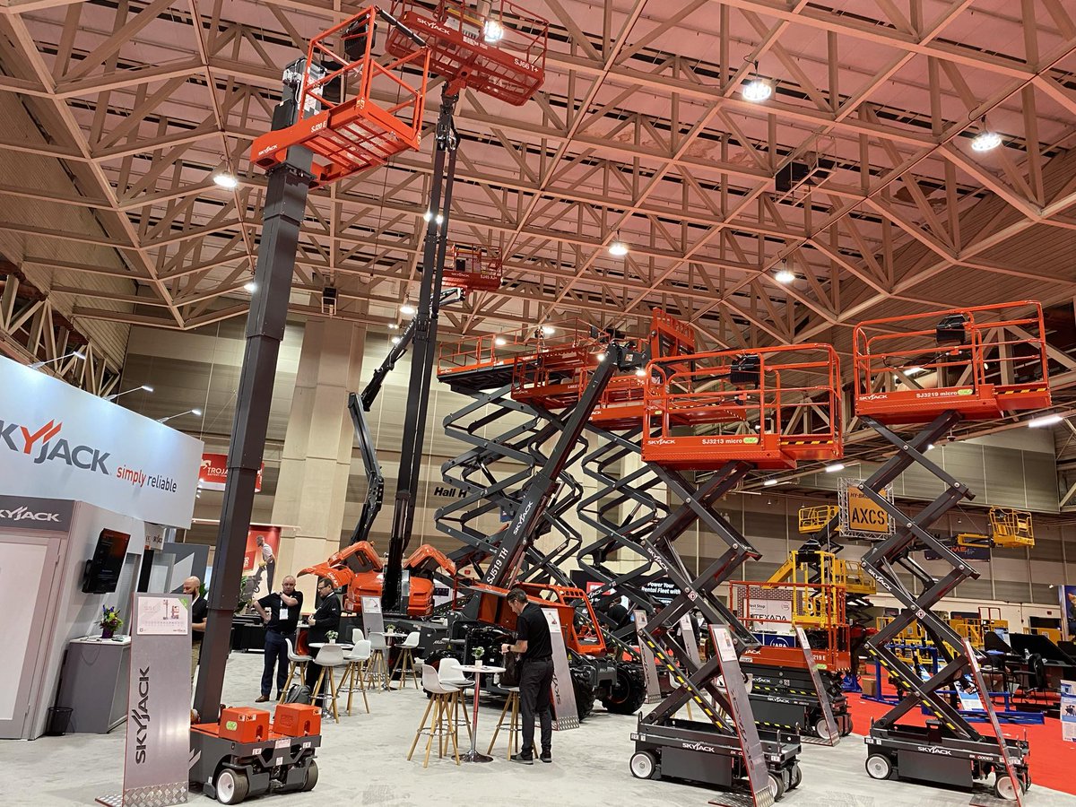 It's go time! If you're at @ARARentalShow today, stop by booth #4039 to see the latest and greatest from Skyjack. #SimplyReliable #tradeshow