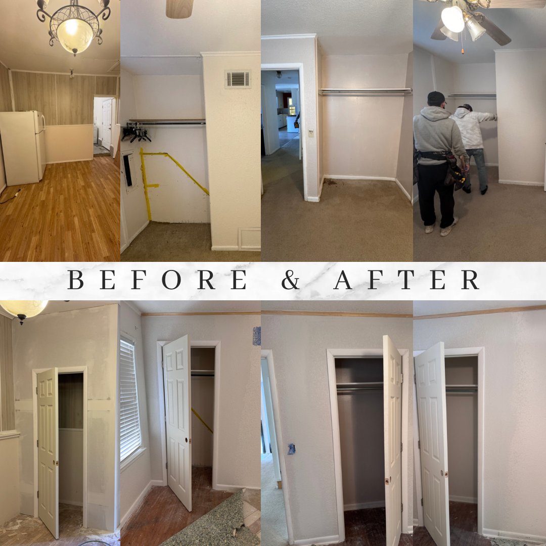 FixedRemodeling's tweet photo. Glad we were able to help update our clients closets, and even build a new one for them. They turned out great! #fixed2024 #tulsaremodeling #customized #customersatisfaction #outwiththeoldinwiththenew #tulsaremodelingcontractors #fixedconstructionandremodeling #newcloset... https://t.co/UllEH39OJW