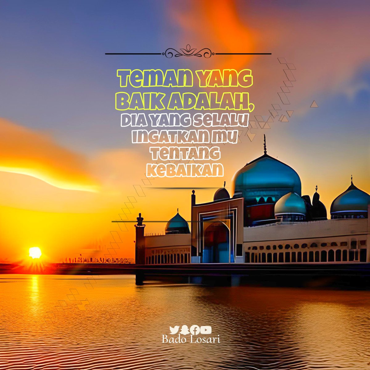 Kaharbado's tweet photo. Jaga baik baik teman yang baik👍

#badoqoutes
#musisijalananpalu 
#KataBijak2u 

@Kaharbado https://t.co/KvBXMaHU17