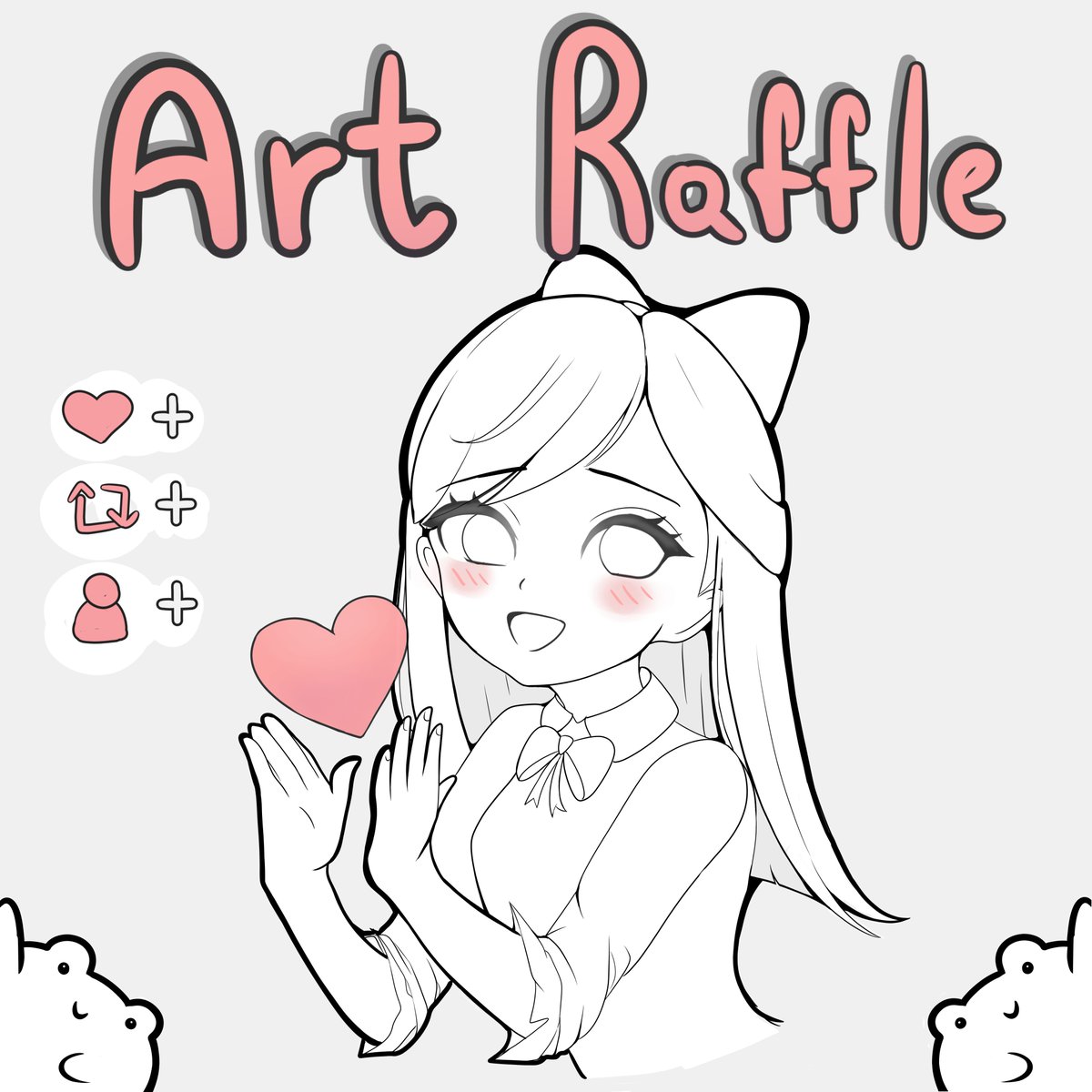 '*•.¸♡ ♡¸.•*'
Art Raffle!
ꕥ Winner will get a fully rendered half-body

✧˚ · . RULES✧˚ · .
Follow
RT this tweet
Like

Remember to comment with your OC reference, pls! <3
Good luck!
Ends on 1st of March

#artraffle #artmoots #vtuber #digitalart