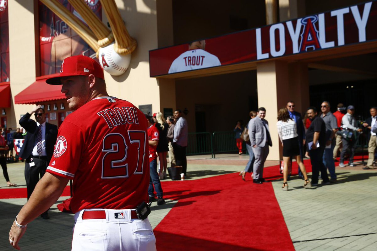 Good morning to Mike trout and to Mike trout only
