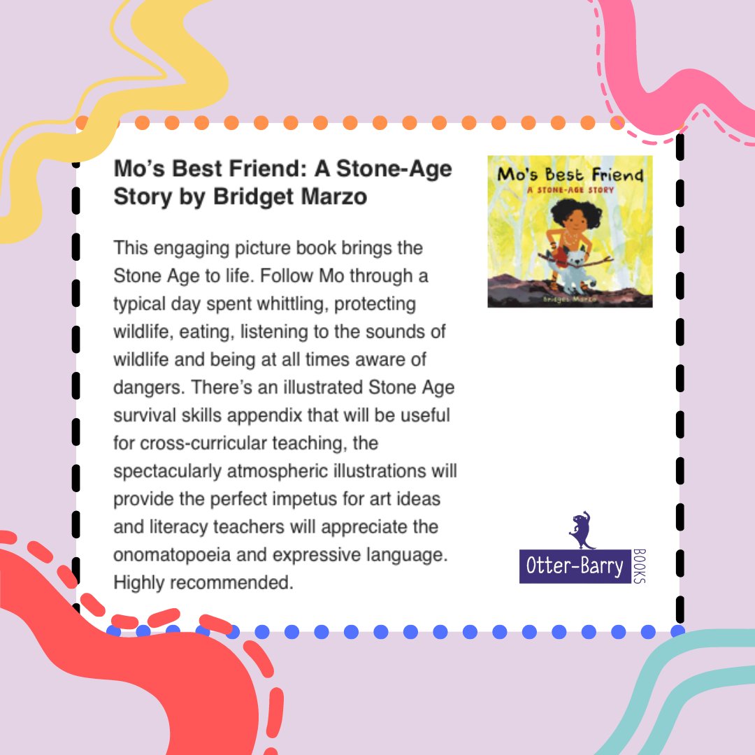 OtterBarryBooks's tweet photo. Check out this glowing review of Mo’s Best Friend: A Stone Age Story
‘Highly recommend’ – @SchoolReading
Available in hardback from our website👉
https://t.co/XPkTHADC4k
#MosBestFriend #BookReview #TheSchoolReadingList @BridgetMarzo https://t.co/DFirUYPu3n
