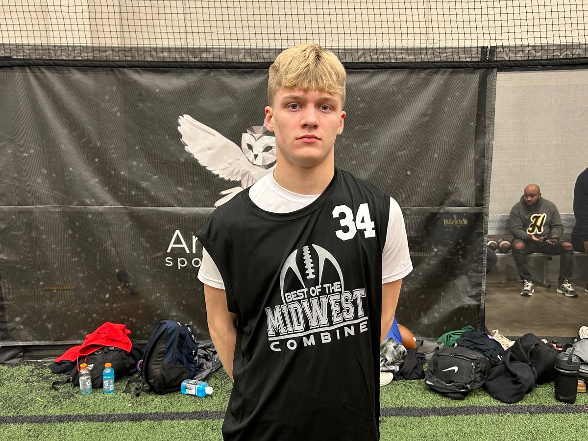 mickdwalker's tweet photo. Carey (Ohio) 2027 athlete Phoenix Tripp put on a show during the testing portion of @BOTMWCombine.

Both 40s were in the 4.6s, 4.4 in the 5-10-5 and capped in off with a 9’10 broad jump. https://t.co/v4wOsmXX4Q