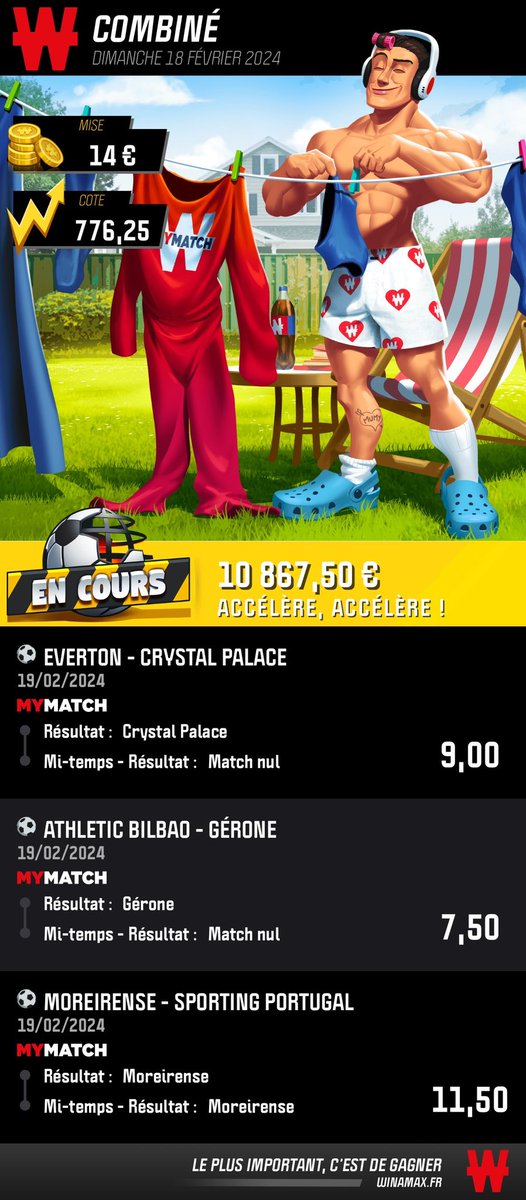 datafootfr's tweet photo. Si ce ticket a plus de 10.000€ passe, 867,50€ seront reversés à un abonné 💰

1️⃣ Follow @datafootfr 

2️⃣ Aime ce post ❤️

3️⃣ Commente ce qui te plaît le plus sur le site https://t.co/f9kG1KHudE 

Prêt pour le lundidouille 💪 https://t.co/doZwFKvsUq