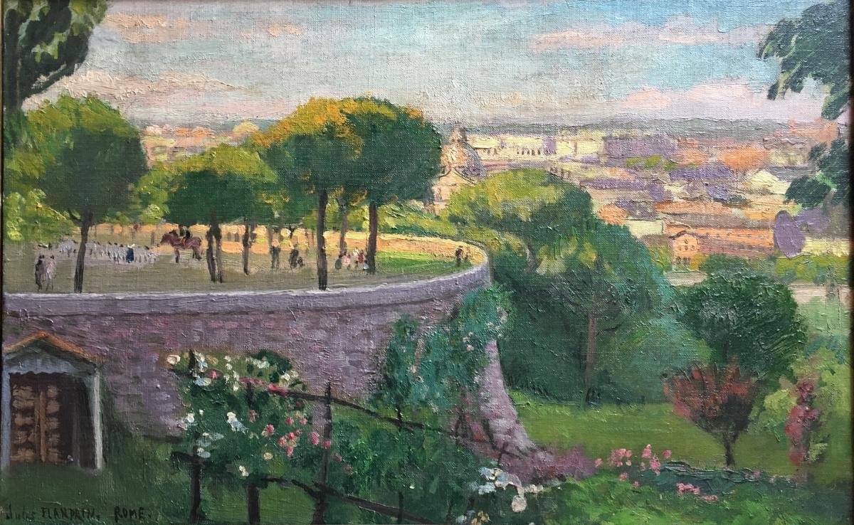 Jules-Léon Flandrin, 1871 –1947 🇫🇷
Jardins de Villa Medici, Rome