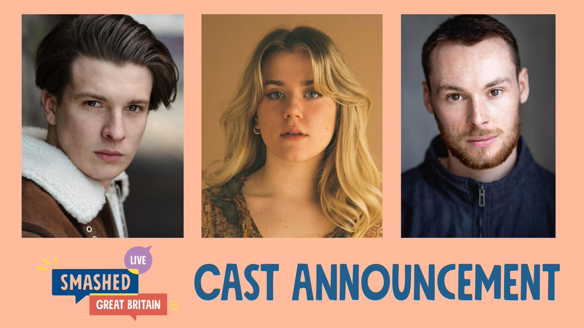#castannouncement: Sion, Teya and Harri will be touring with #SmashedLive alcohol education experience across Midlands from next week, tackling underage drinking with positive thinking. Welcome to the team!