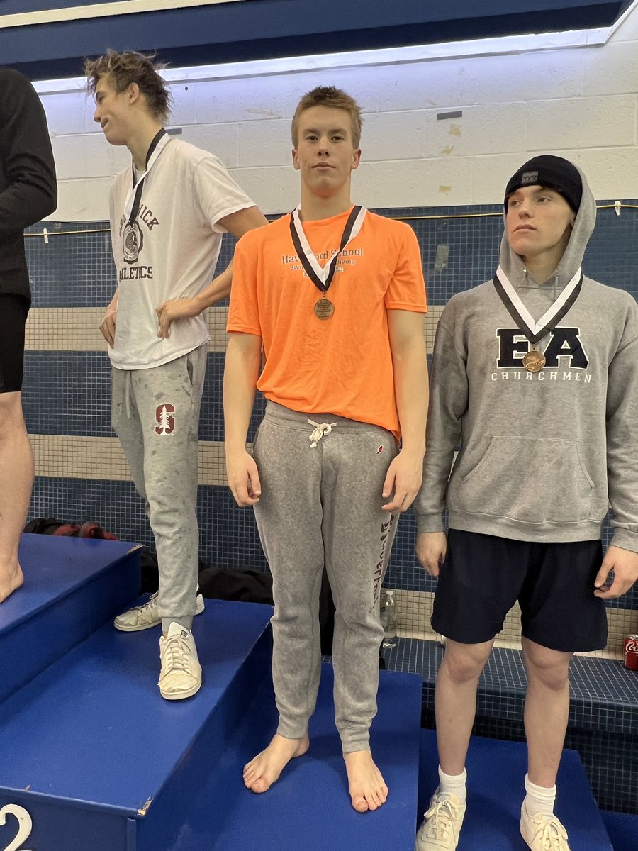 <a href="/FordsSwimming/">Fords Swimming</a> senior standout Max Marr finishes 4th in the 100 Freestyle to start the Saturday finals off for the Fords. <a href="/GoFords/">Haverford Athletics</a>