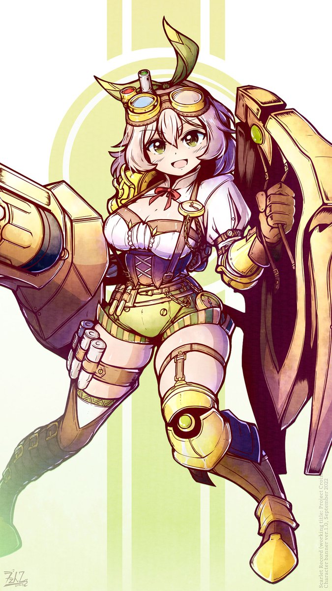 richter_h_'s tweet image. 📌Pinned art

I draw characters most of the time, OC and fanart alike.
Speaking of which, this is Hazel, my gunlance-wielding steak-loving lager-chugging engineer-turned-hunter girl.