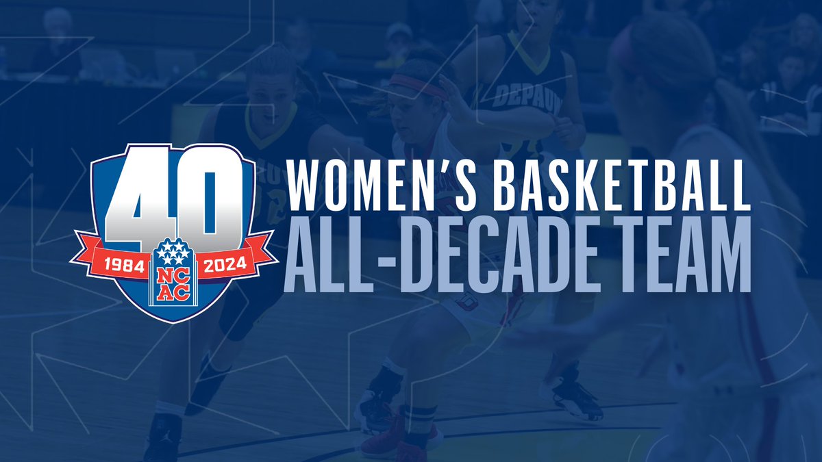 North Coast Athletic Conference 40th Anniversary Women's Basketball All-Decade Team Announced #NCACPride | #Cheersto40yrs | #ncacwbkb 📰 tinyurl.com/4wmpy6rf